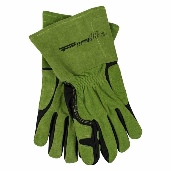 Forney Mens Pro Pigskin Welding Gloves, Black & Green - Extra Large FOR53418